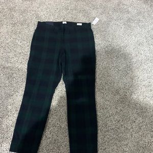 Brand new gap factory plaid pants